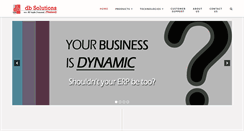 Desktop Screenshot of dbsolutionsthailand.com